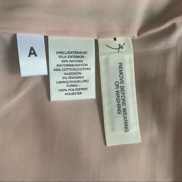 Ann Taylor Palm Leaf Floral Pencil Skirt Size 4 - Picture 6 of 8